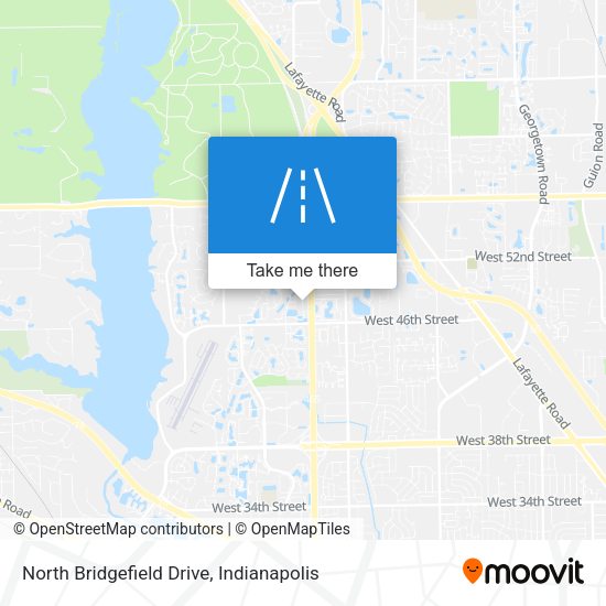 Mapa de North Bridgefield Drive
