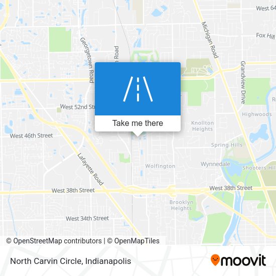Mapa de North Carvin Circle