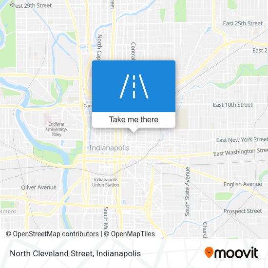 Mapa de North Cleveland Street