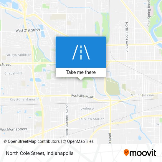 North Cole Street map