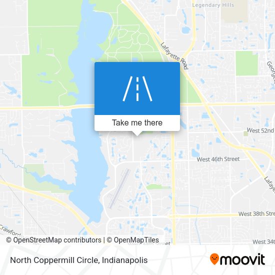Mapa de North Coppermill Circle