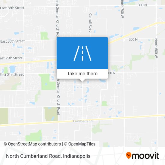 Mapa de North Cumberland Road