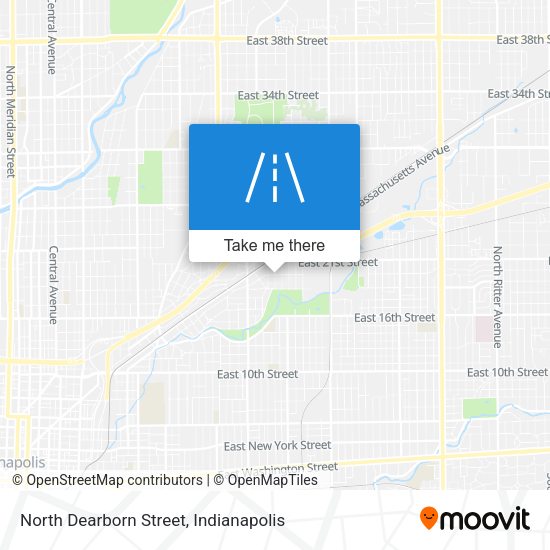 North Dearborn Street map