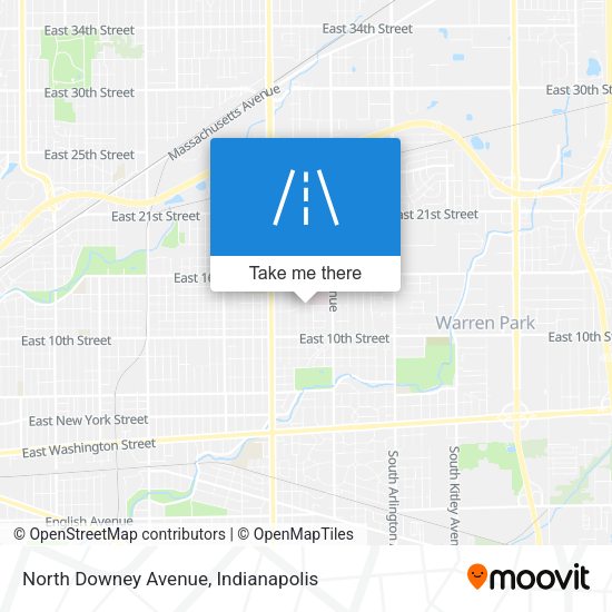 Mapa de North Downey Avenue