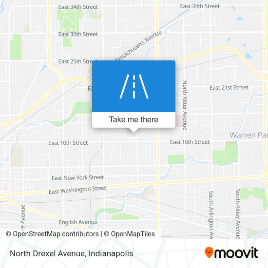 Mapa de North Drexel Avenue
