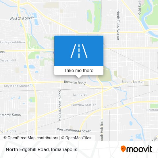 North Edgehill Road map