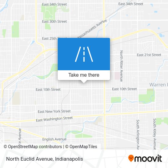 North Euclid Avenue map