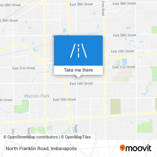 Mapa de North Franklin Road