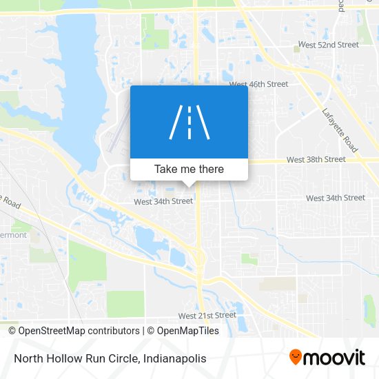North Hollow Run Circle map