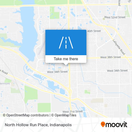 Mapa de North Hollow Run Place