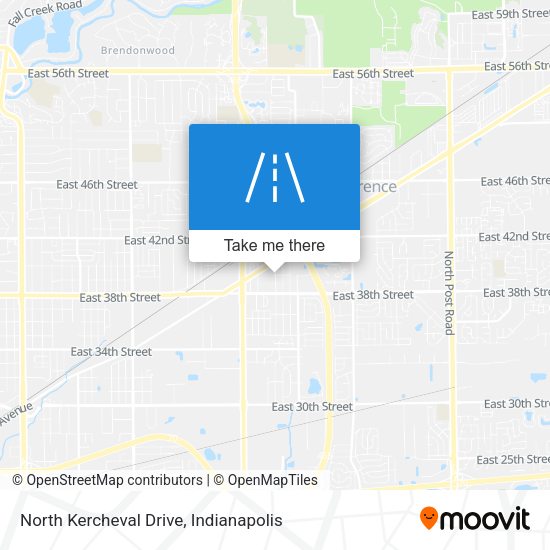 Mapa de North Kercheval Drive