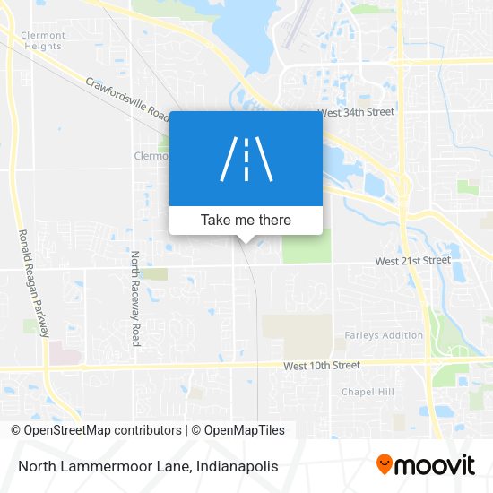 Mapa de North Lammermoor Lane