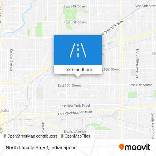 North Lasalle Street map