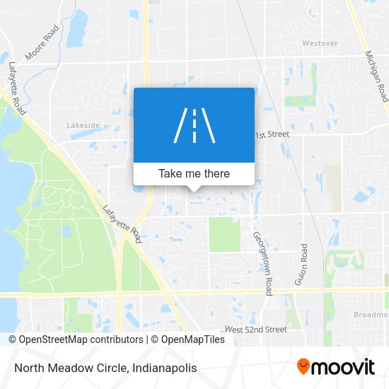 Mapa de North Meadow Circle