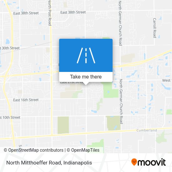 North Mitthoeffer Road map