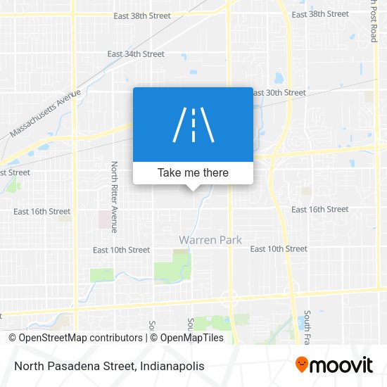 Mapa de North Pasadena Street