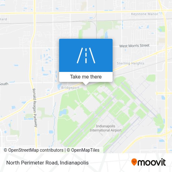 Mapa de North Perimeter Road