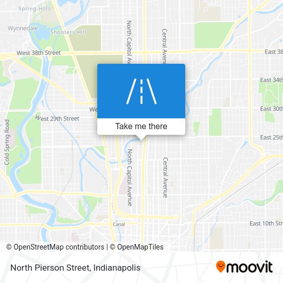 North Pierson Street map