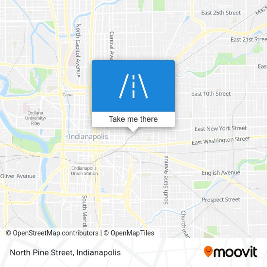 Mapa de North Pine Street