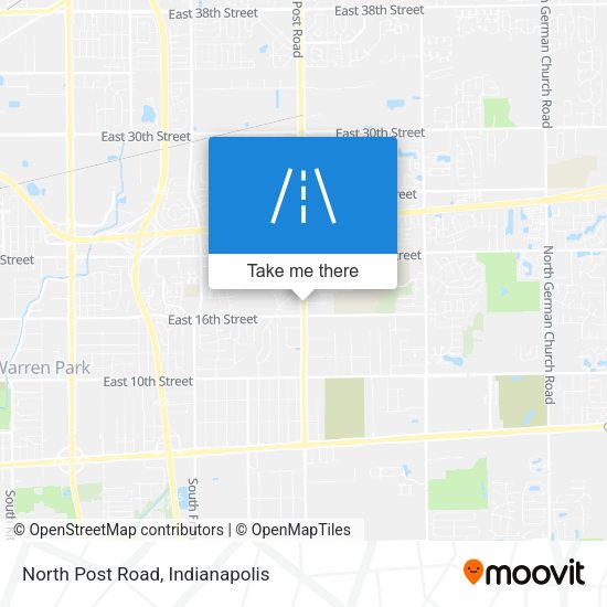 North Post Road map