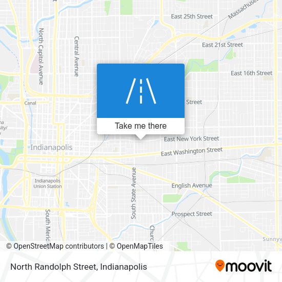 North Randolph Street map