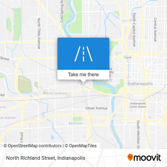 North Richland Street map