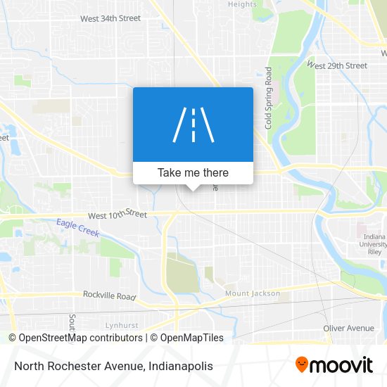 North Rochester Avenue map