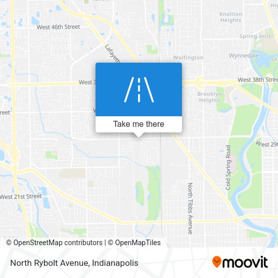 Mapa de North Rybolt Avenue