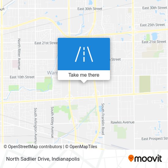 Mapa de North Sadlier Drive