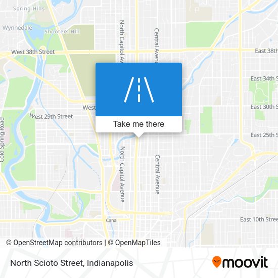 Mapa de North Scioto Street