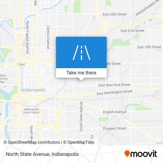 North State Avenue map