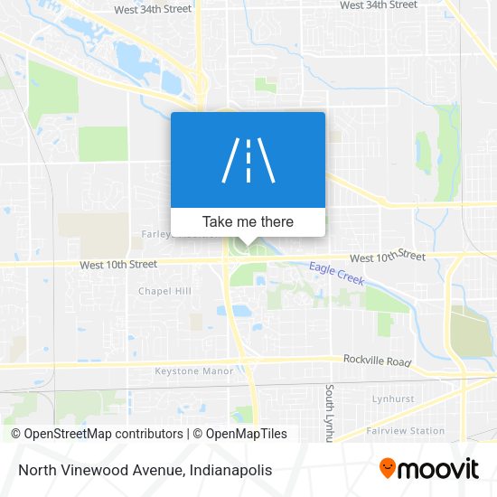 North Vinewood Avenue map