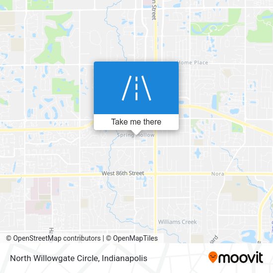 Mapa de North Willowgate Circle