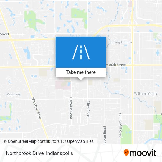 Mapa de Northbrook Drive