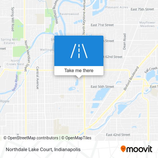 Northdale Lake Court map