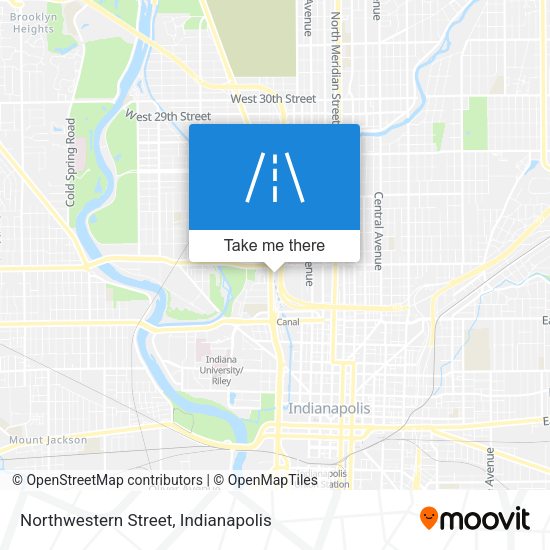 Northwestern Street map