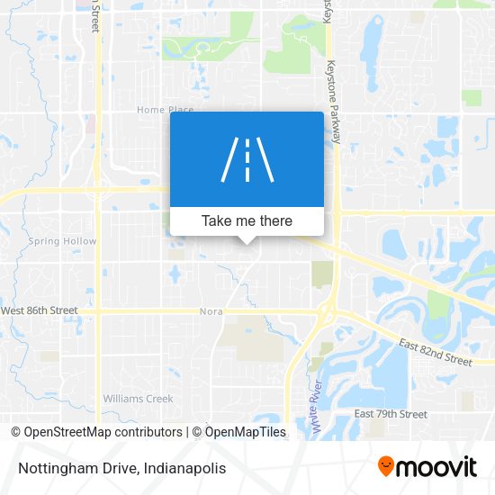 Nottingham Drive map