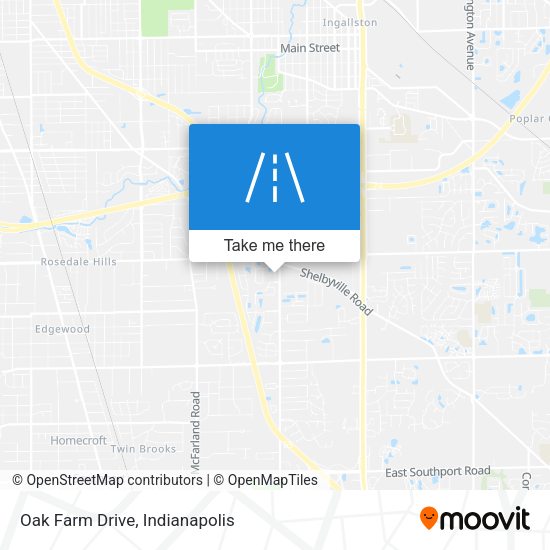 Oak Farm Drive map