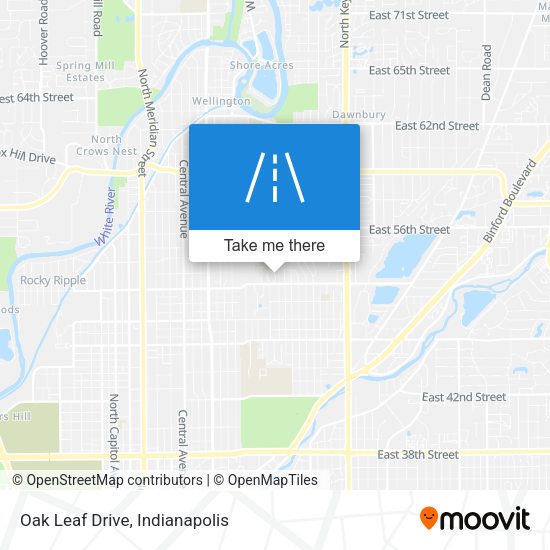 Mapa de Oak Leaf Drive