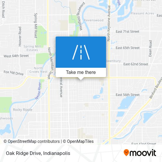 Oak Ridge Drive map