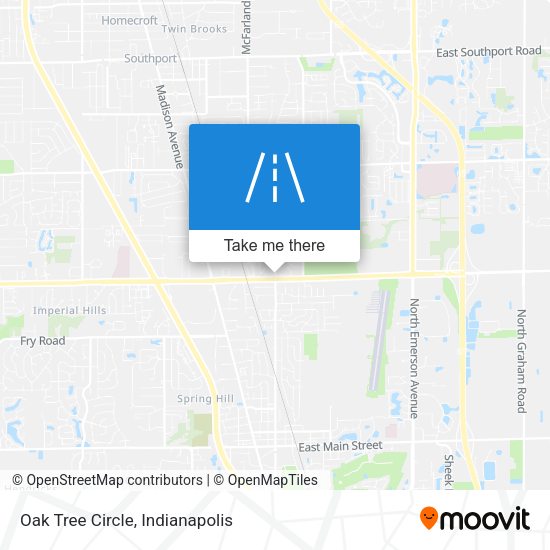 Oak Tree Circle map