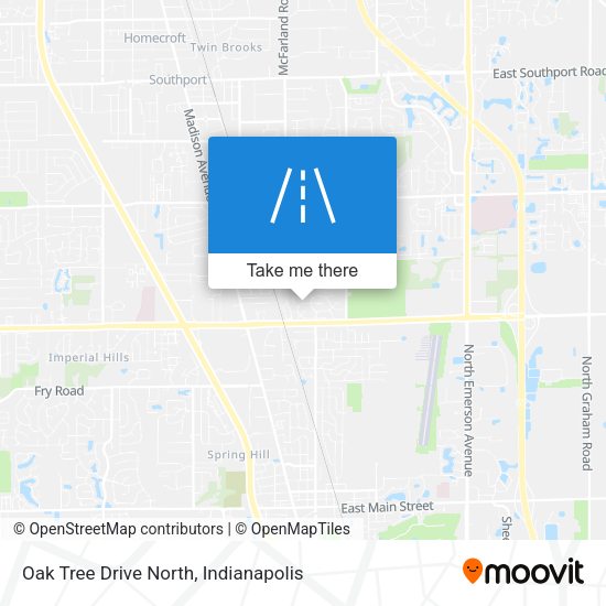 Mapa de Oak Tree Drive North