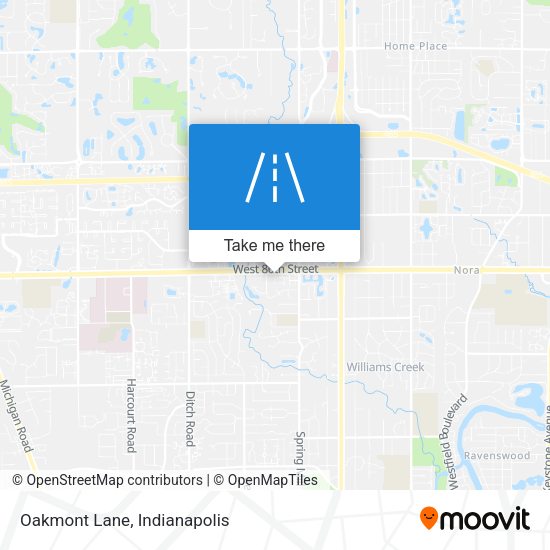 Mapa de Oakmont Lane