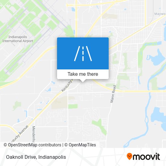 Mapa de Oaknoll Drive
