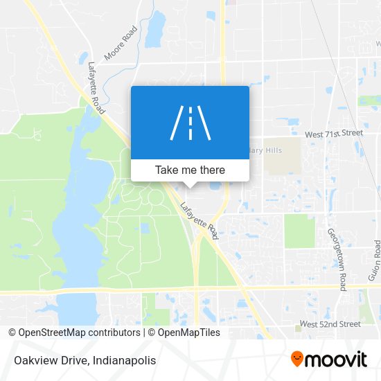 Mapa de Oakview Drive