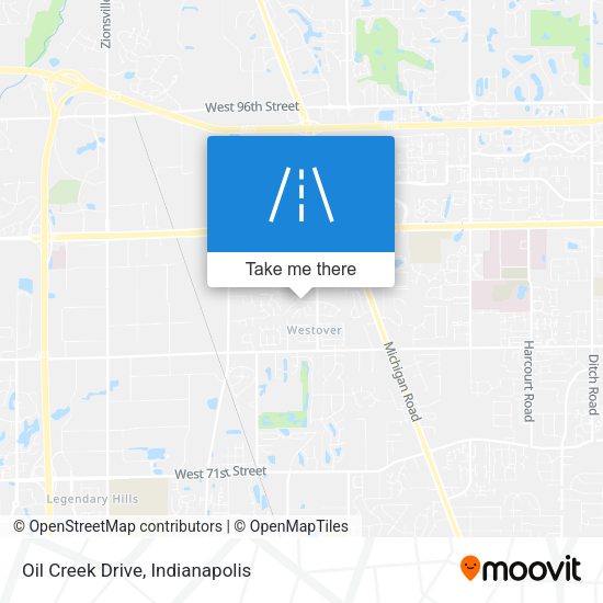 Oil Creek Drive map