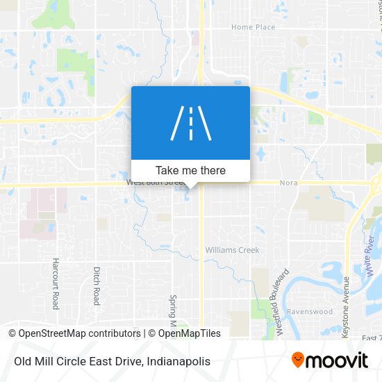 Mapa de Old Mill Circle East Drive