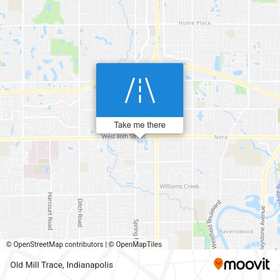 Old Mill Trace map