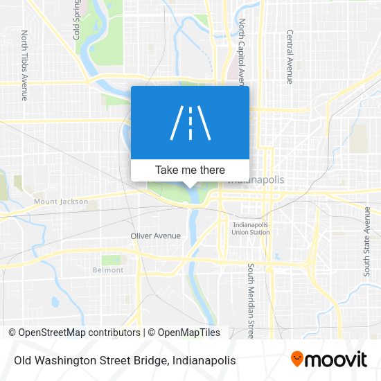 Old Washington Street Bridge map