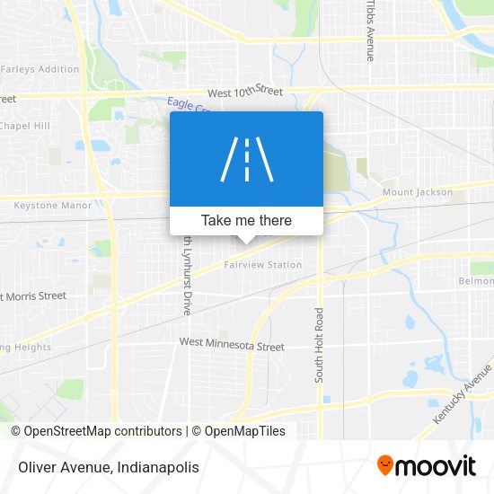Mapa de Oliver Avenue